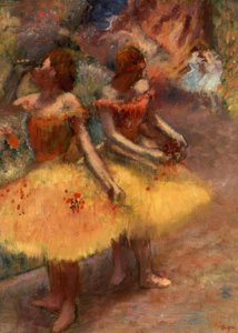 Two Dancers by Edgar Degas